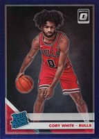 2019 Panini Donruss Optic #180 Coby White Purple Basketball Card