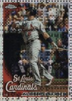 2010 Topps Chrome #32 Albert Pujols Xfractor Baseball Card