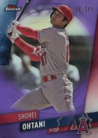 2019 Finest #100 Shohei Ohtani Purple Refractor Baseball Card