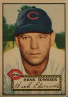 1952 Topps #176g Hank Edwards Gray back Baseball Card