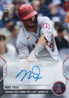 2022 Topps Now #764A Mike Trout Autograph Baseball Card