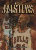 1997 Finest #220 Dennis Rodman Refractor w/Coating Basketball Card