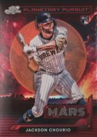 2024 Topps Chrome Cosmic Planetary Pursuit #9 Jackson Chourio Mars Baseball Card