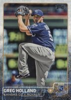 2015 Topps #216 Greg Holland Pitching Baseball Card