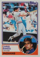 1983 Topps #227 Chris Bando Baseball Card