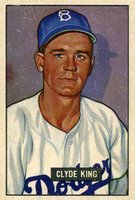 1951 Bowman #299 Clyde King Baseball Card