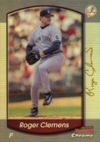 2000 Bowman Chrome #129 Roger Clemens Refractor Baseball Card