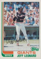 1982 Topps #47 Jeff Leonard Baseball Card