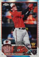 2023 Topps Chrome Update #USC1 Adley Rutschman Prism Refractor Baseball Card