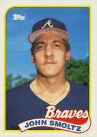 1989 Topps Tiffany #382 John Smoltz Baseball Card