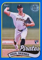 2024 Topps Update 1989 Topps Baseball #46 Paul Skenes Blue Baseball Card