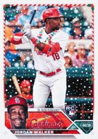 2023 Topps Holiday #H154 Jordan Walker Ssp Baseball Card