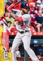 2020 Topps #229 Randy Arozarena Yellow Baseball Card