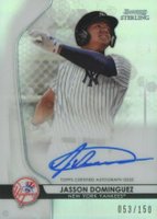 2020 Bowman Sterling Prospect Autographs #JD Jasson Dominguez Refractor Baseball Card