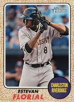 2017 Topps Heritage Minor League #79 Estevan Florial Baseball Card