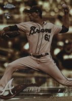 2018 Topps Chrome #66 Max Fried Sepia Refractor Baseball Card