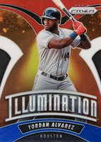 2020 Panini Prizm Illumination #I6 Yordan Alvarez Red/White/Blue Prizm Baseball Card