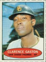 1971 Bazooka No Number # Cito Gaston Baseball Card