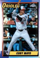 2025 Topps Chrome 1990 Topps #90CB17 Coby Mayo Baseball Card