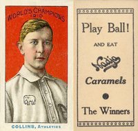 1910 Nadja Philadelphia Athletics # Eddie Collins World's Champion Baseball Card