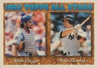 1994 Topps #391 Mike Piazza/Mike Stanley Baseball Card