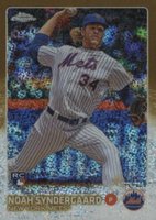 2015 Topps Chrome Update #US157 Noah Syndergaard Gold Baseball Card