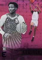 2021 Panini Chronicles Draft Picks #105 Jonathan Kuminga Purple Basketball Card