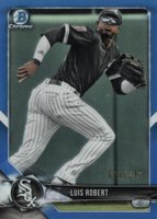 2018 Bowman Draft #BDC188 Luis Robert Chrome-Blue Refractor Baseball Card