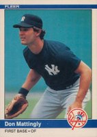 1984 Fleer #131 Don Mattingly Baseball Card