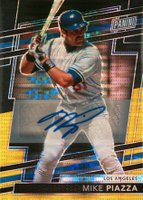 2024 Panini National Sports Collectors Convention VIP Gold #52 Mike Piazza Autograph-Black Gold Baseball Card