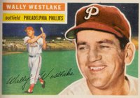 1956 Topps #81g Wally Westlake Gray Back Baseball Card
