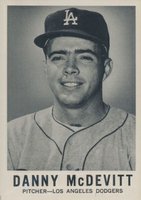 1960 Leaf #50 Danny McDevitt Baseball Card