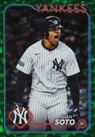 2024 Topps Update #US1 Juan Soto Green Crackle Foil Board Baseball Card