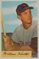 1954 Bowman #5 Billy Hunter Baseball Card