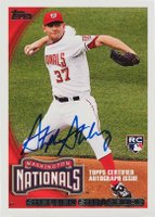2010 Topps #661 Stephen Strasburg MCG-Autograph Baseball Card