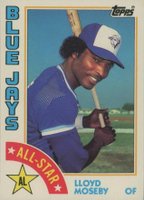 1984 Topps Tiffany #403 Lloyd Moseby Baseball Card