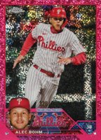 2023 Topps Chrome #105 Alec Bohm Magenta Speckle Baseball Card
