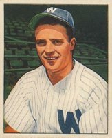 1950 Bowman #162 Eddie Yost Baseball Card