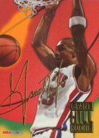 1995 Hoops # Grant Hill Rookie Gold Foil Signature Basketball Card