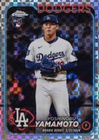2024 Topps Chrome Update #USC108 Yoshinobu Yamamoto X-Fractor Baseball Card