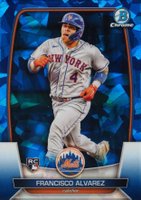 2023 Bowman Chrome Sapphire Edition #35 Francisco Alvarez Baseball Card