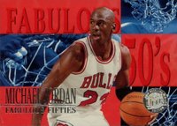 1995 Ultra Fabulous Fifties #5 Michael Jordan Gold Medallion Basketball Card