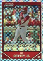 2007 Bowman Chrome #85 Ken Griffey Jr. Xfractor Baseball Card