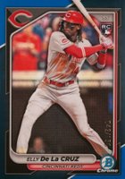 2024 Bowman Chrome #42 Elly de La Cruz Blue Refractor Baseball Card