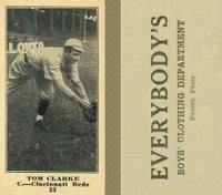 1916 Everybody's #33 Tom Clarke Baseball Card