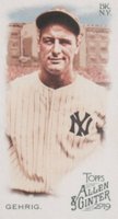 2019 Topps Allen & Ginter #4 Lou Gehrig Mini-Brooklyn Back Baseball Card