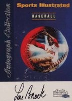 1999 Sports Illustrated Greats of the Game Autographs # Lou Brock Baseball Card