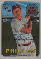 2018 Topps Heritage Real One Autographs #RH Rhys Hoskins Baseball Card