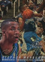1996 Flair Showcase #11 Stephon Marbury Row 0 Basketball Card