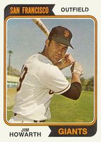 1974 Topps #404 Jim Howarth Baseball Card